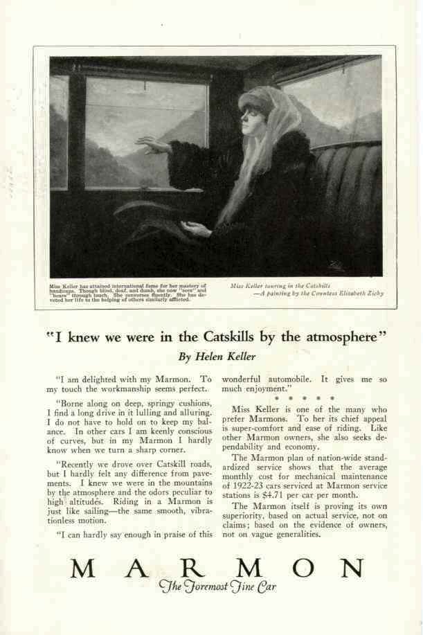 1923 Marmon Auto Advertising